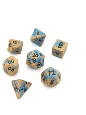 Poseidon's Gift: Premium Ceramic Dice Set for DND