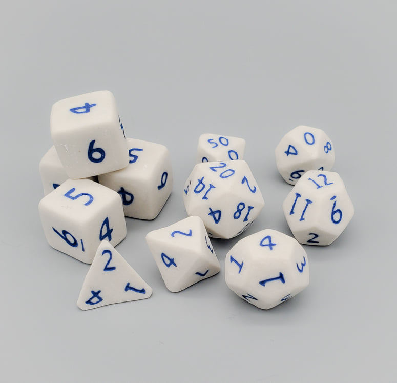 Frost Bite: Premium RPG Dice Set