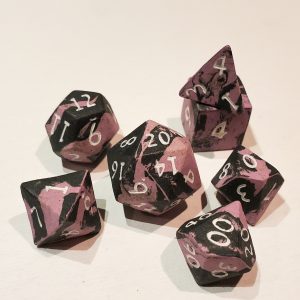 Pyschic  Shadow Standard Ceramic Dice Set