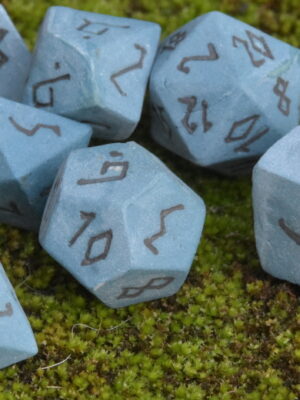 Runic Duskblade Ceramic Dice Set