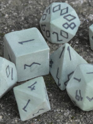 Runic Forgotten Forest Ceramic Dice Set